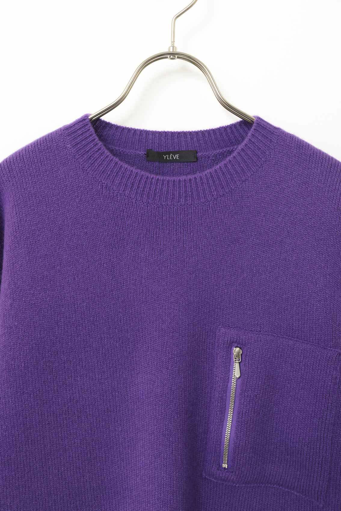 YLÈVE ( イレーヴ ) / PURE WOOL KN P/O / ニット / スウェット