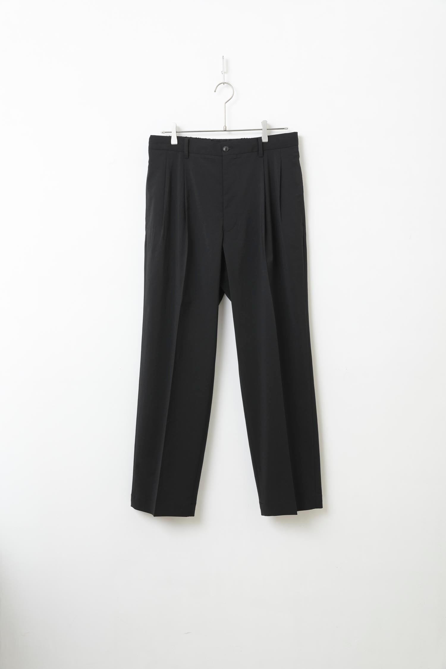 スーツ YOKO SAKAMOTO SUIT TAPERED TROUSERS YOKO SAKAMOTO SUIT TAPERED TROUSERS - BLACK - PURAS