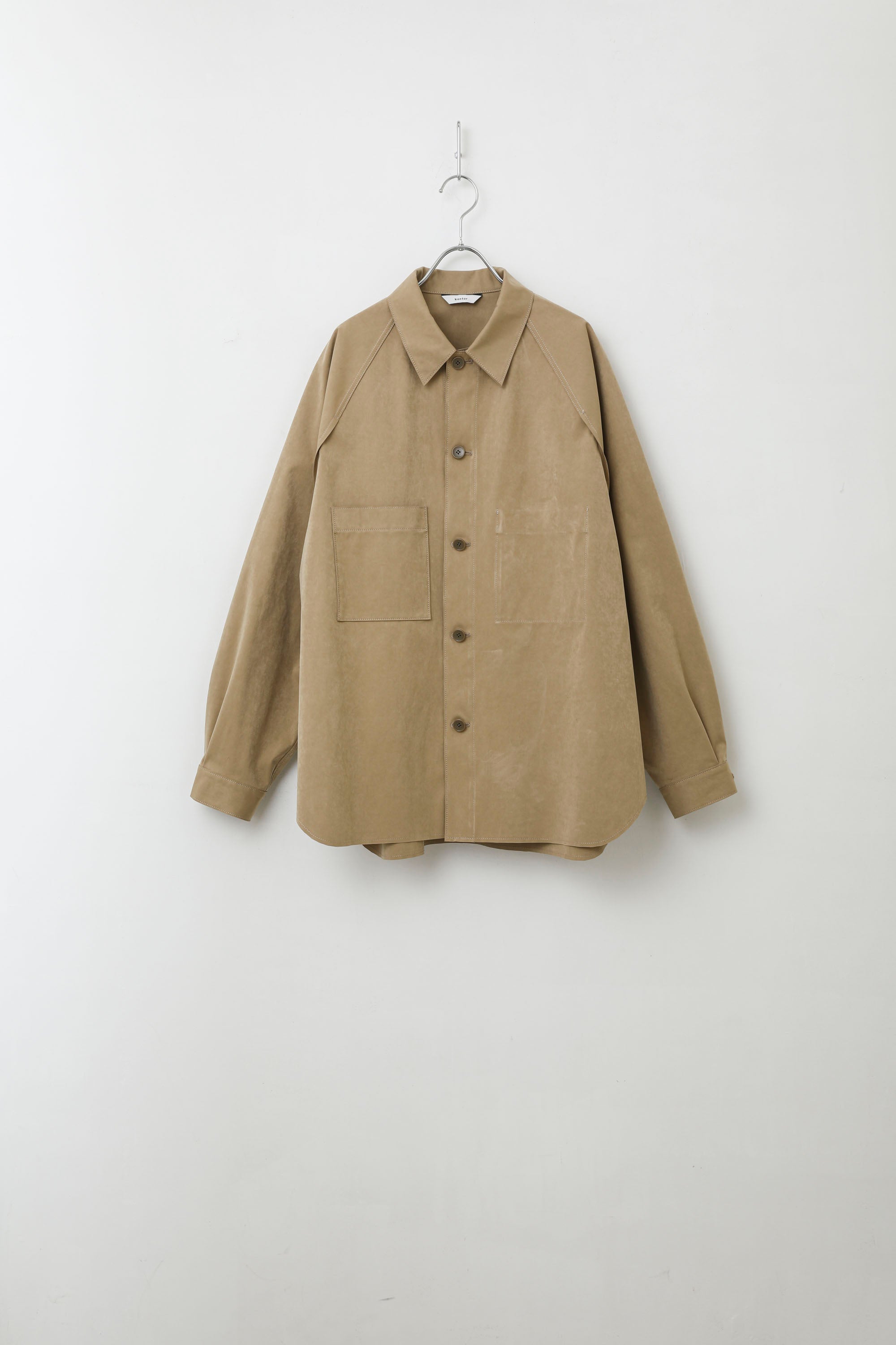 新品未使用 コントール kontor シャツ サイズ2 kontor (コントール) POINT COLLAR SHIRT / ポイントカラーシャツ