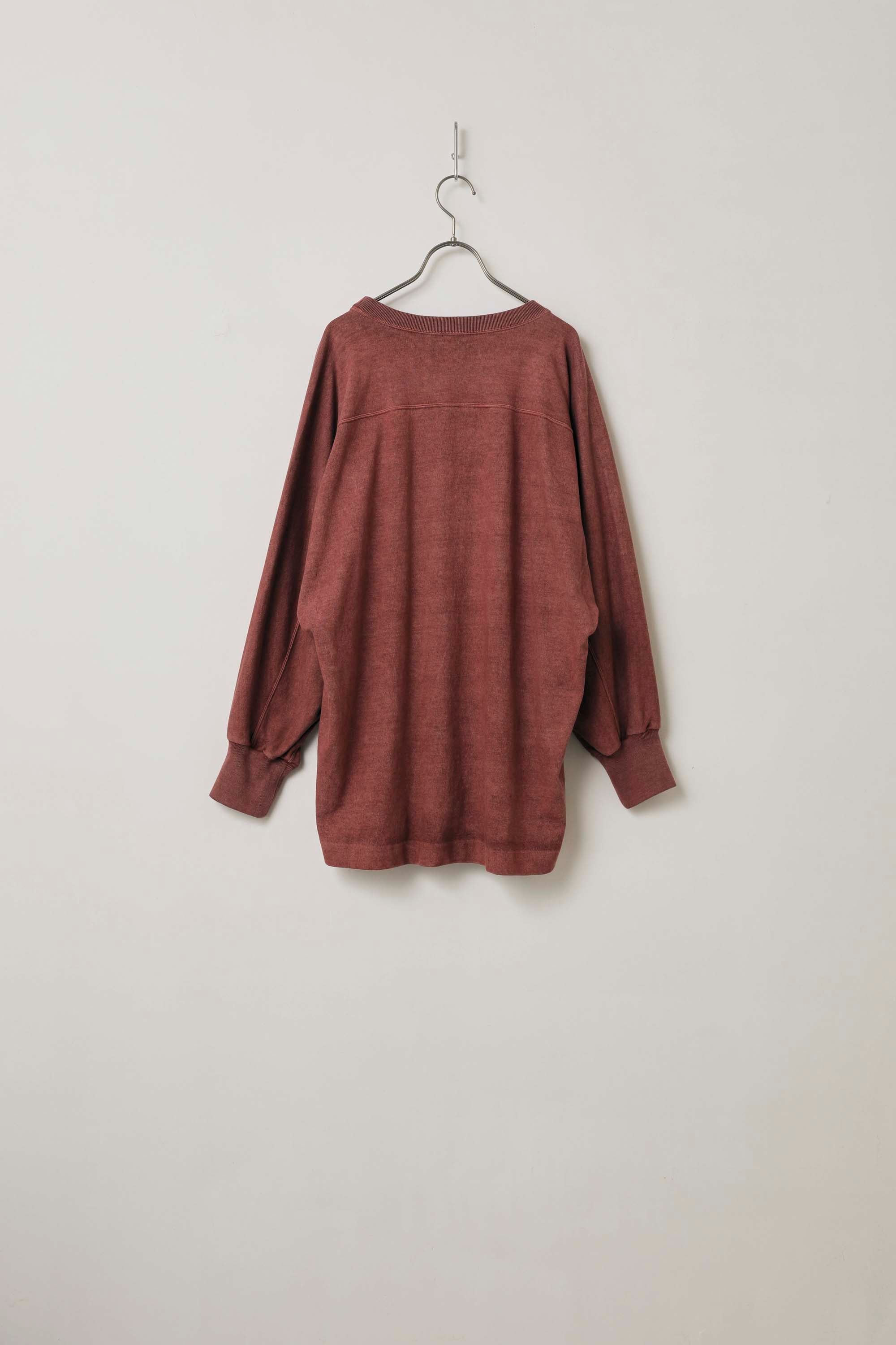 YLÈVE PIGMENT DYE OPEN END COTTON P/O / RAME KN GILET – Chum!