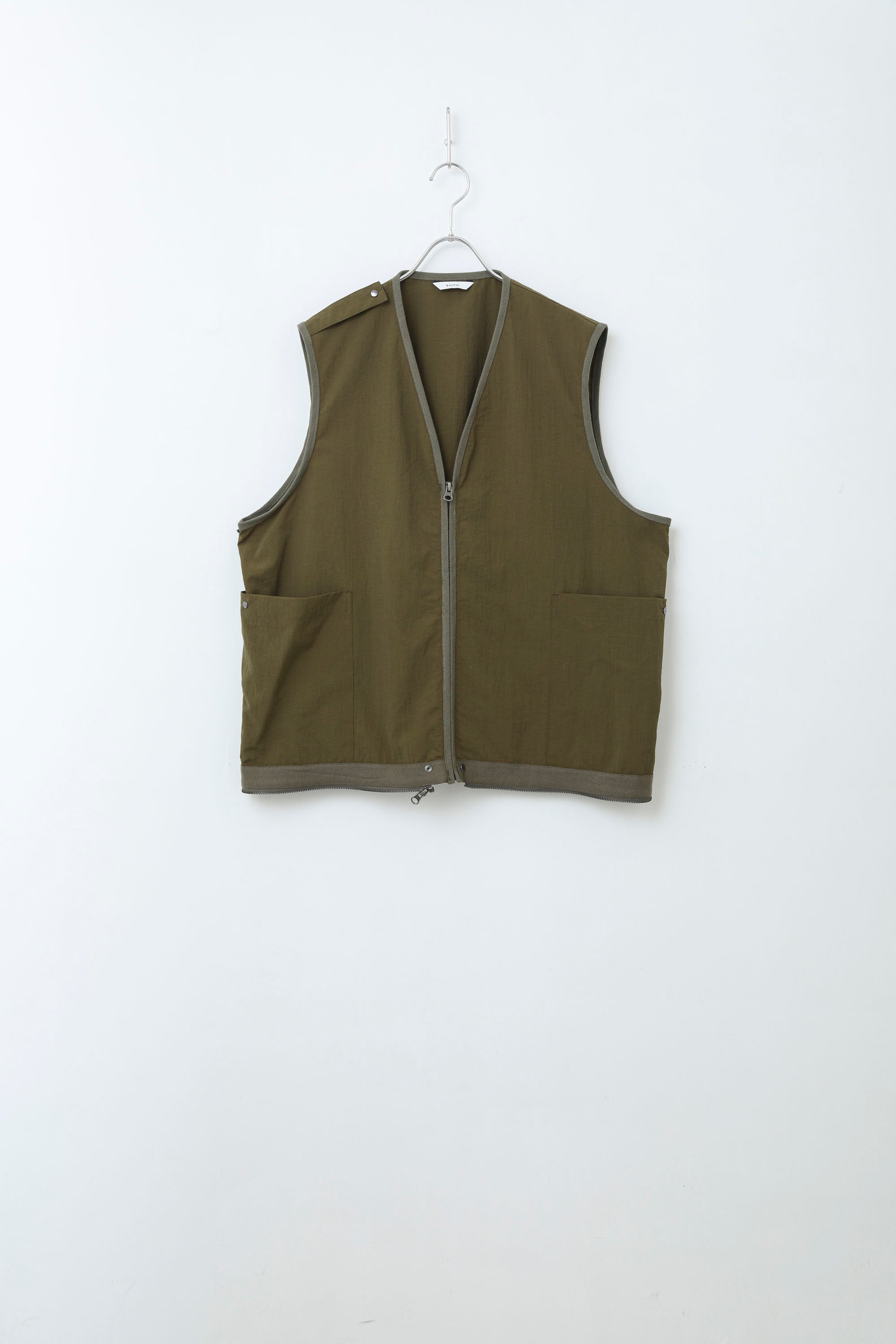 kontor コントール 25SS バッグベスト kontor(コントール) / KON-VE02253 / ベスト – style department_