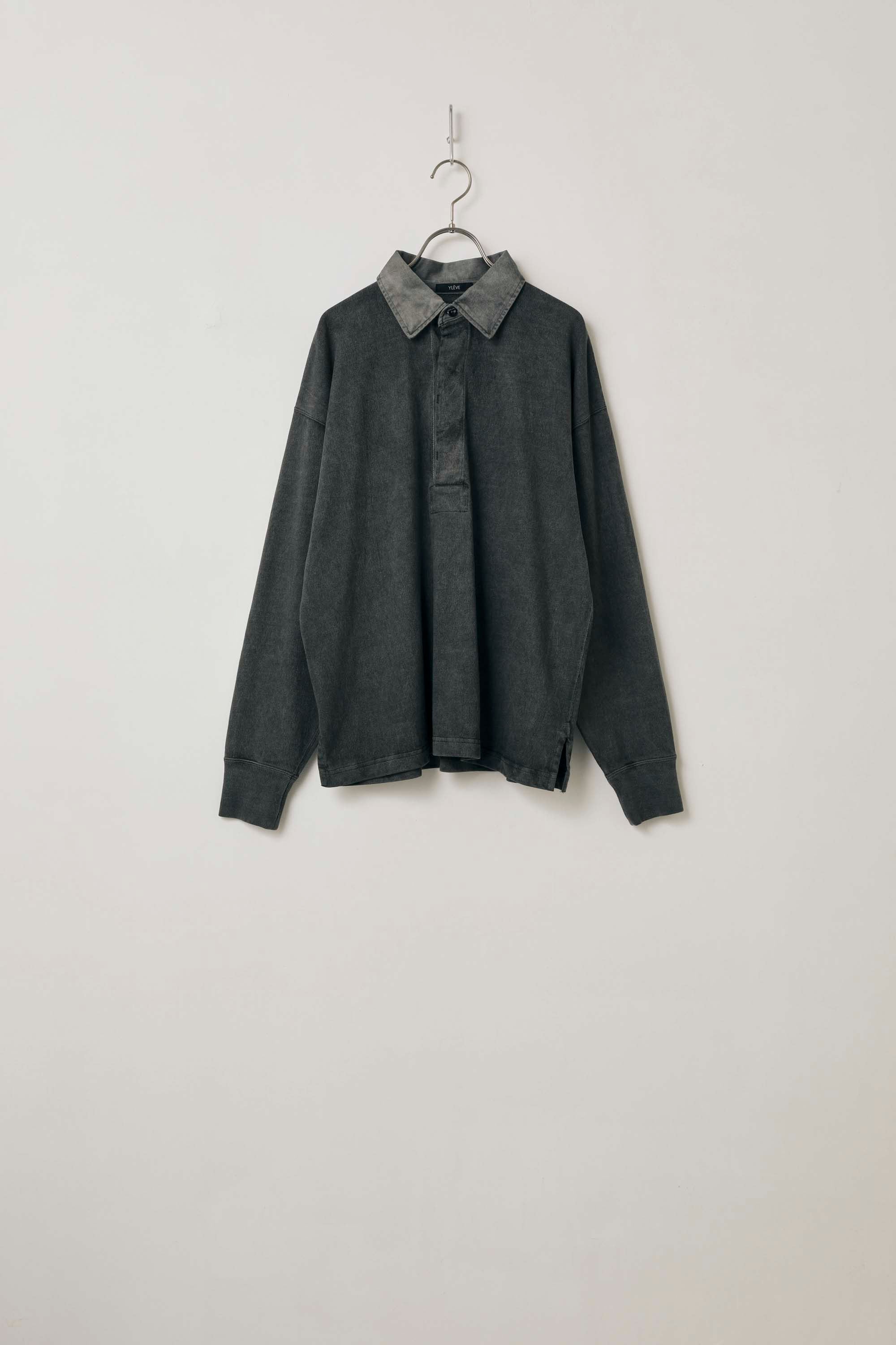 YLÈVE ( イレーヴ ) / OPEN END COTTON PIGMENT DYE RUGGER P/O