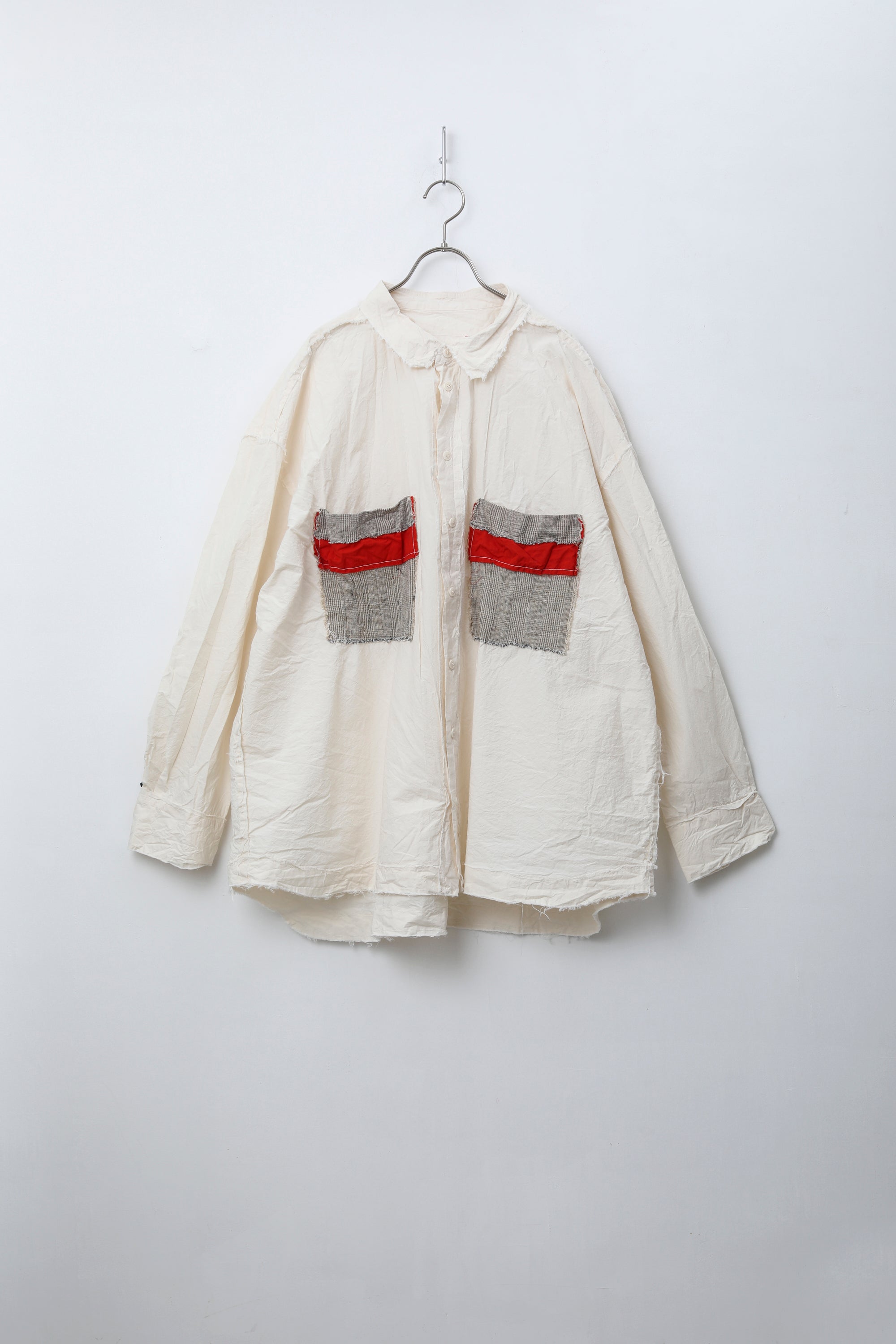 CASEY CASEY ( ケイシーケイシー）/ HAMNET SHIRT - POCKET PATCHWORK