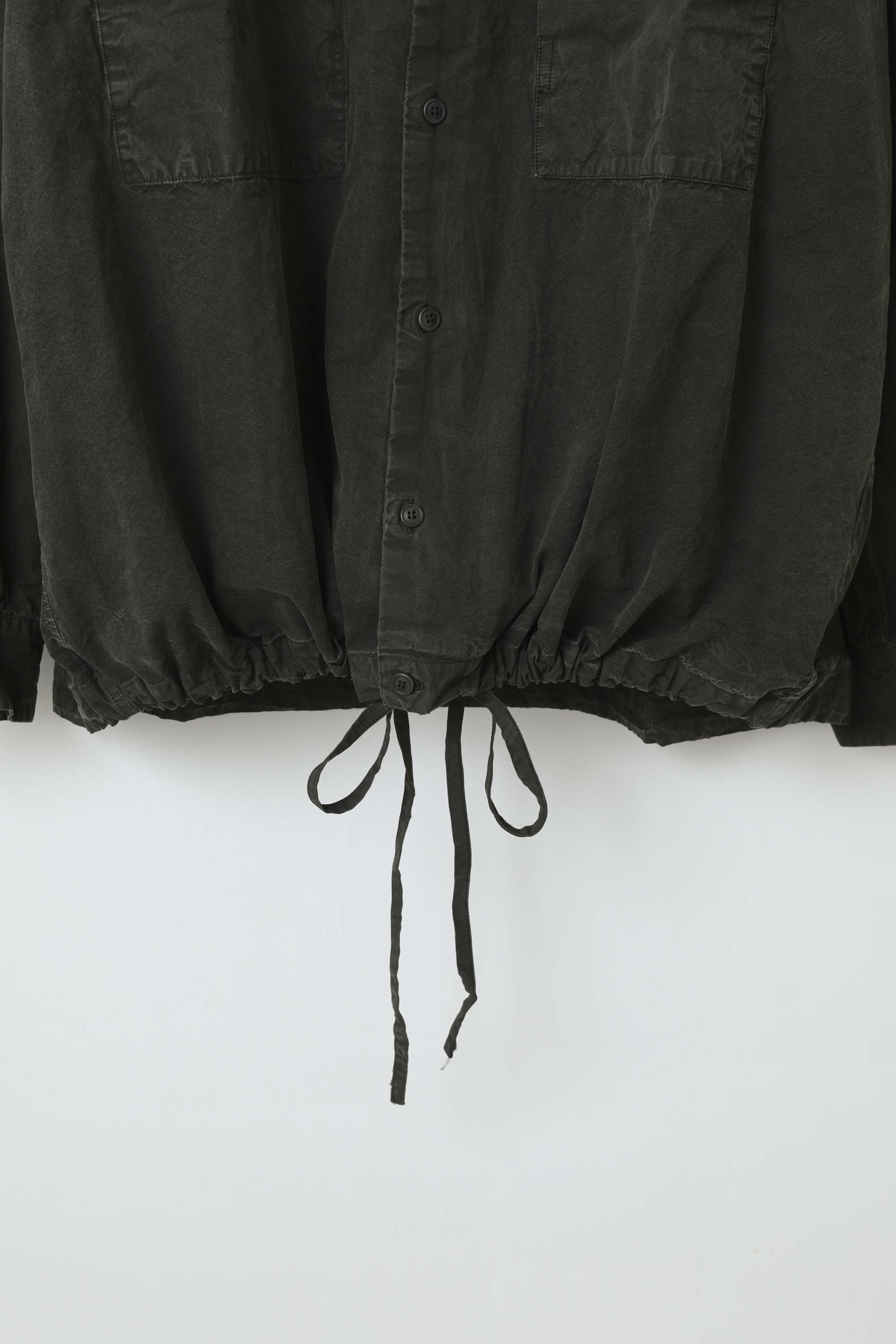 S CASEY CASEY MILI VOLUME SHIRTケイシーケイシー MILI VOLUME SHIRT - TOUGH COT - BLACK – Casey Casey