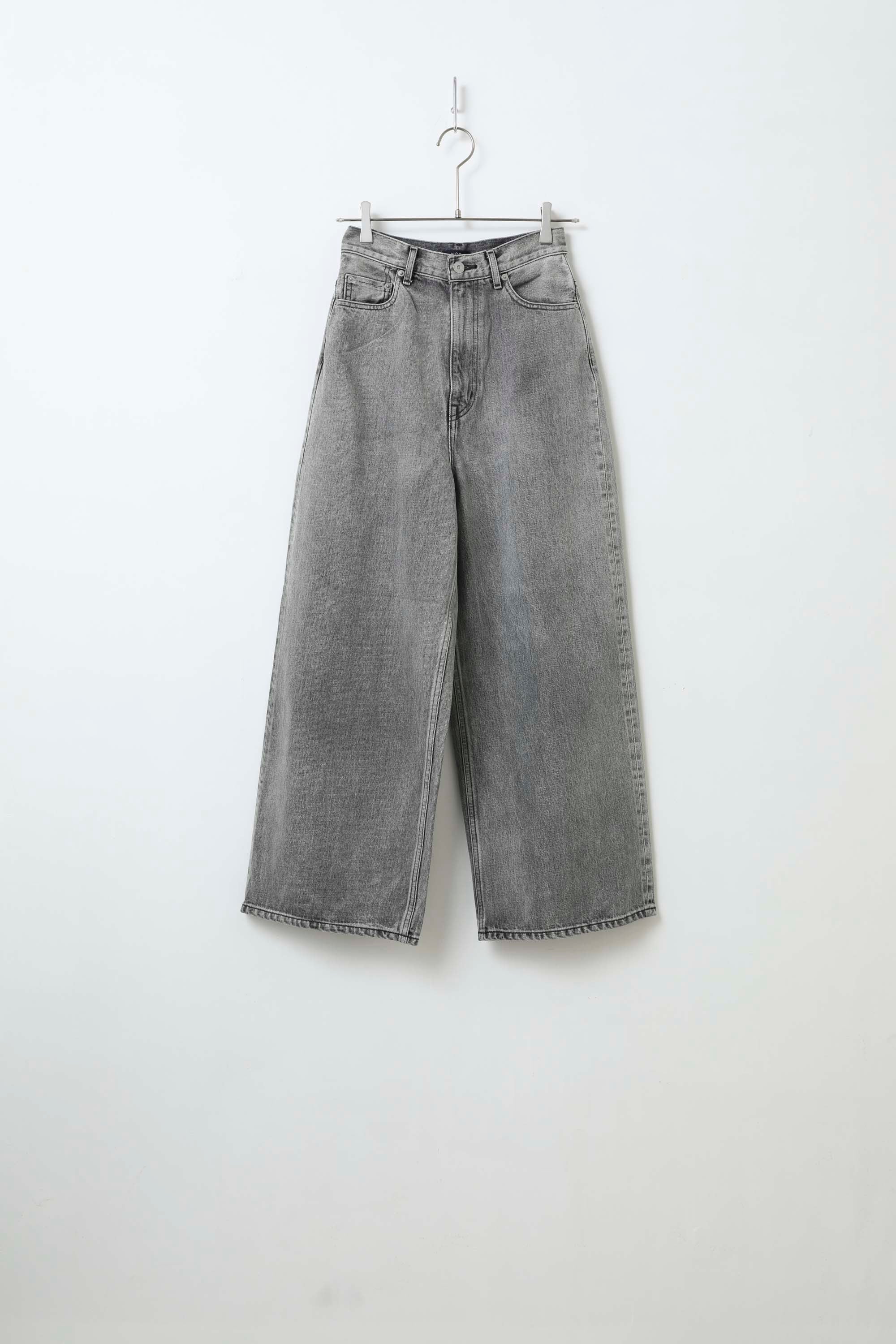 YLÈVE ( イレーヴ )/ 13.5oz DENIM HIGH WAIST WIDE FADE / デニム 