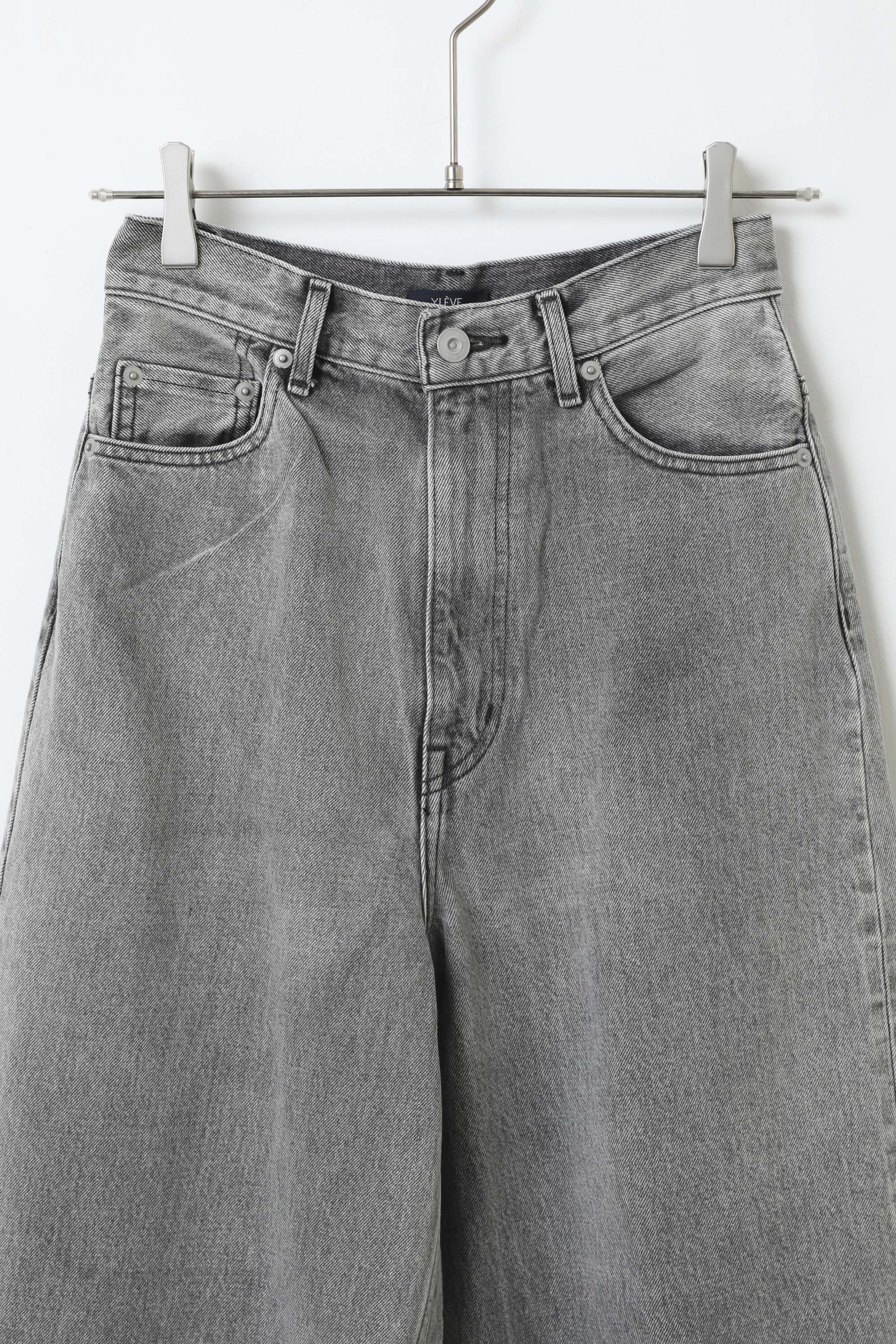 YLÈVE ( イレーヴ )/ 13.5oz DENIM HIGH WAIST WIDE FADE YLÈVE ( イレーヴ )/ 13.5oz DENIM HIGH WAIST WIDE FADE