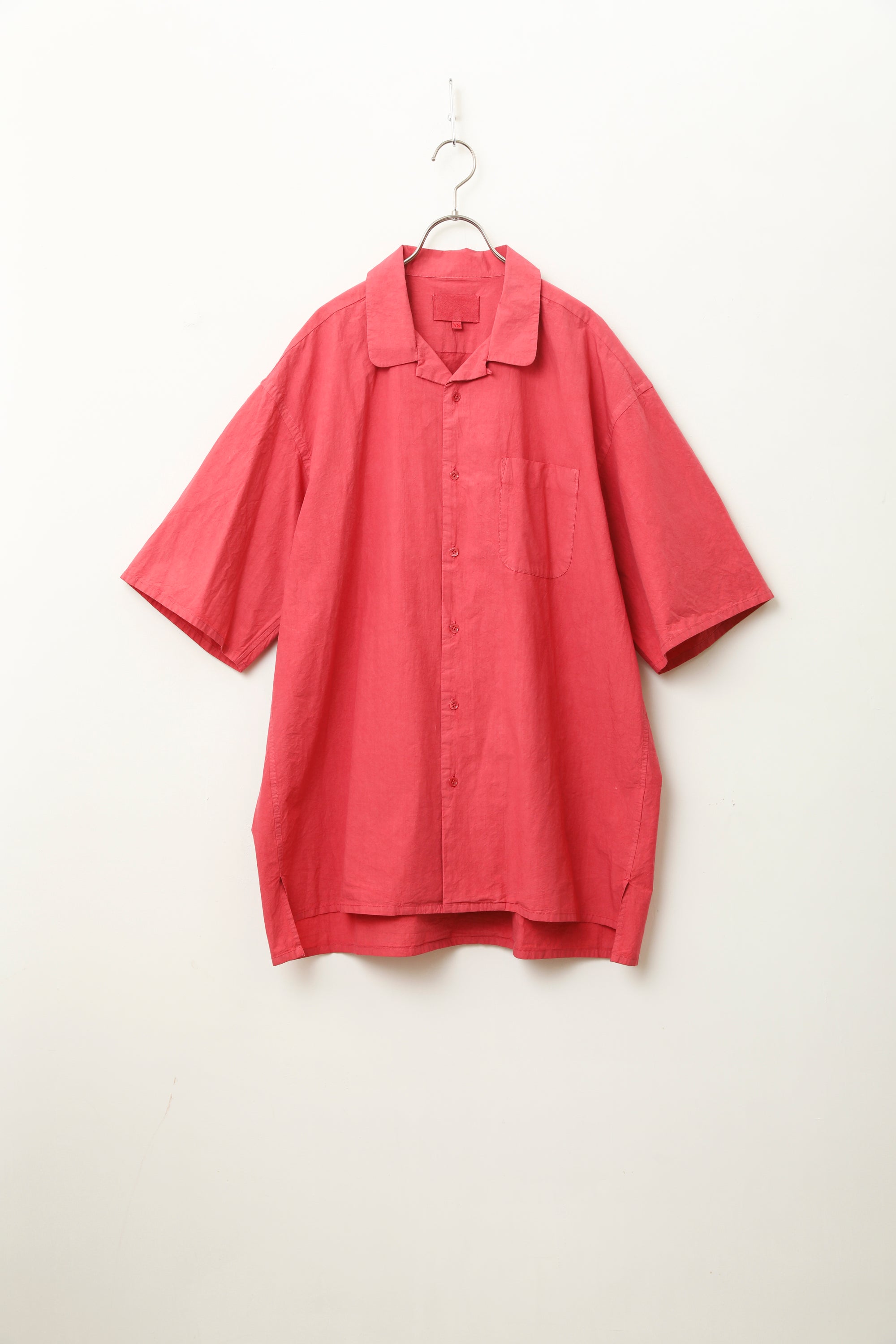 big collar linen tops《black》 - ito