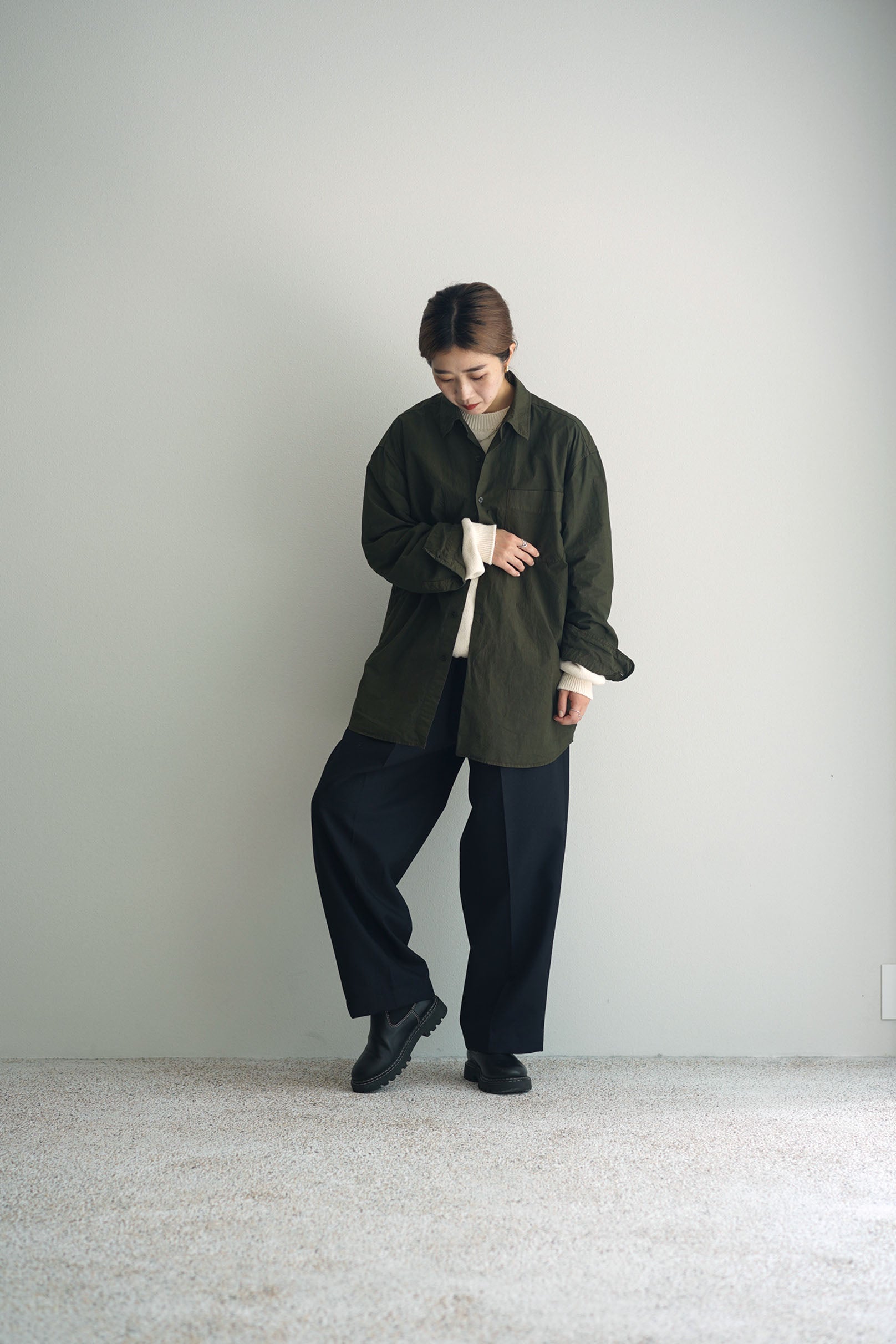 YOKO SAKAMOTO (ヨーコサカモト）/ REGULAR COLLAR SHIRT / STYLE