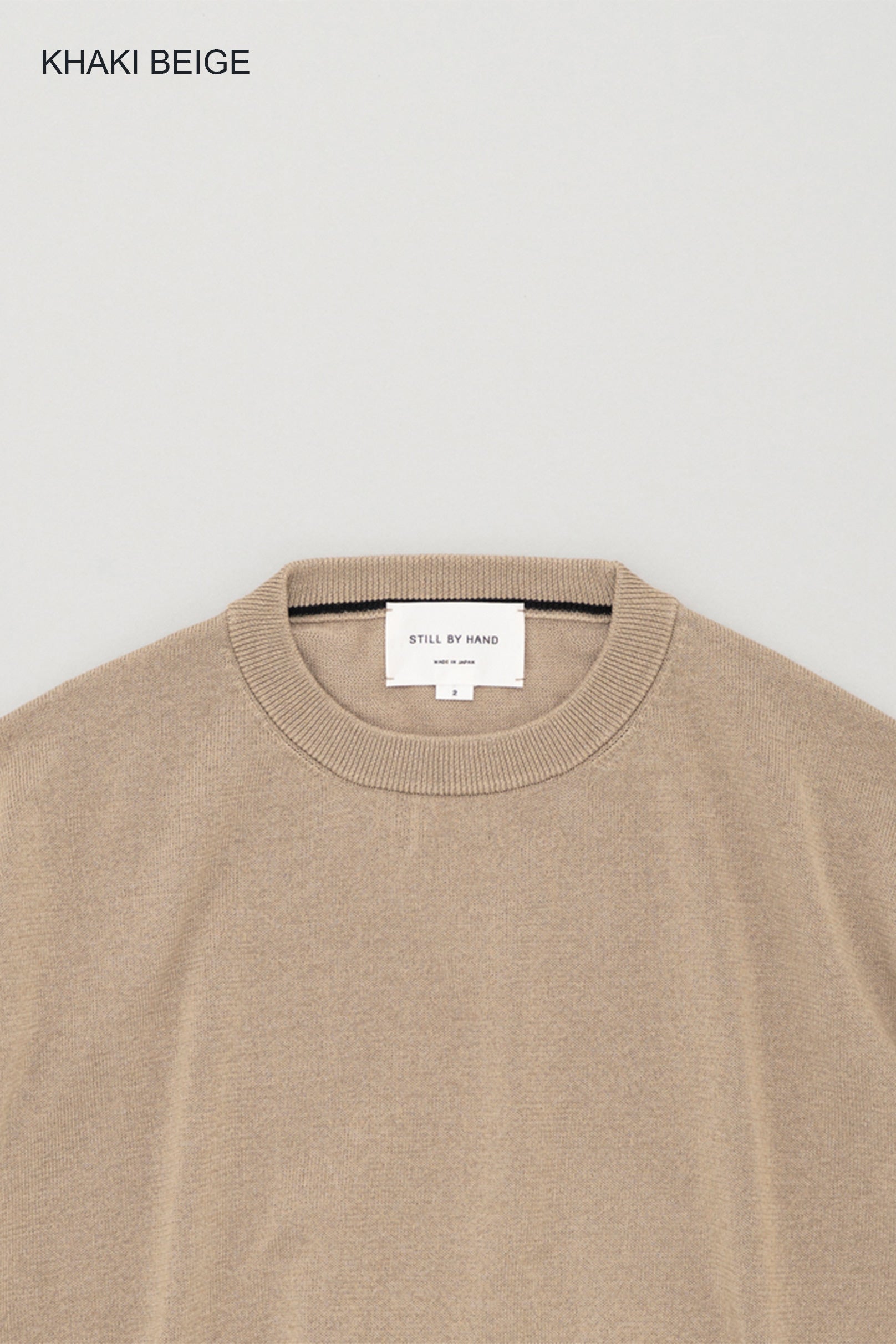 26SS STILL BY HAND KN02261 Tシャツ 2Gニット STILL BY HAND
