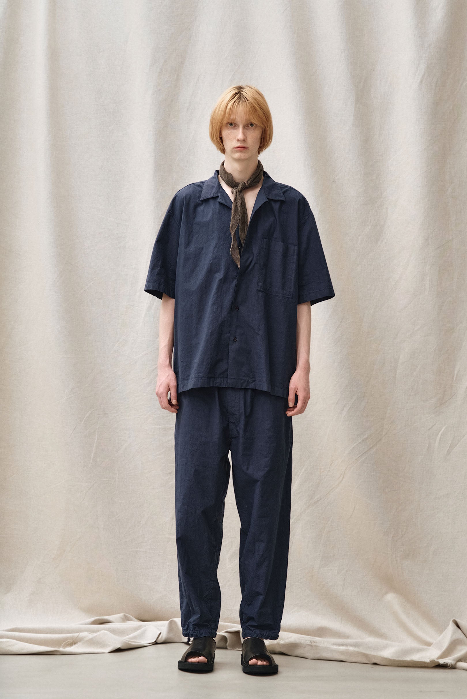 YOKO SAKAMOTO / OPEN COLLAR SHIRT – style department_