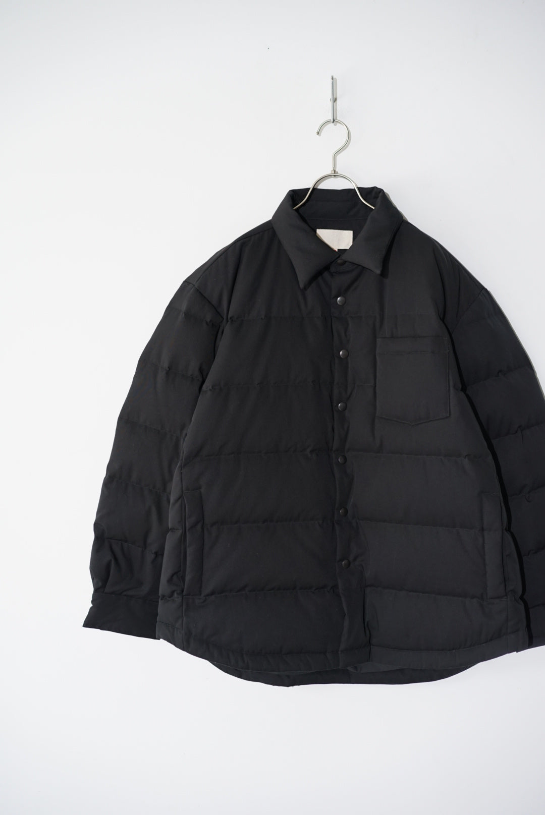 YS-23AW-03 ダウンユーティリティシャツ L 黒 YS-23AW-03 ダウン