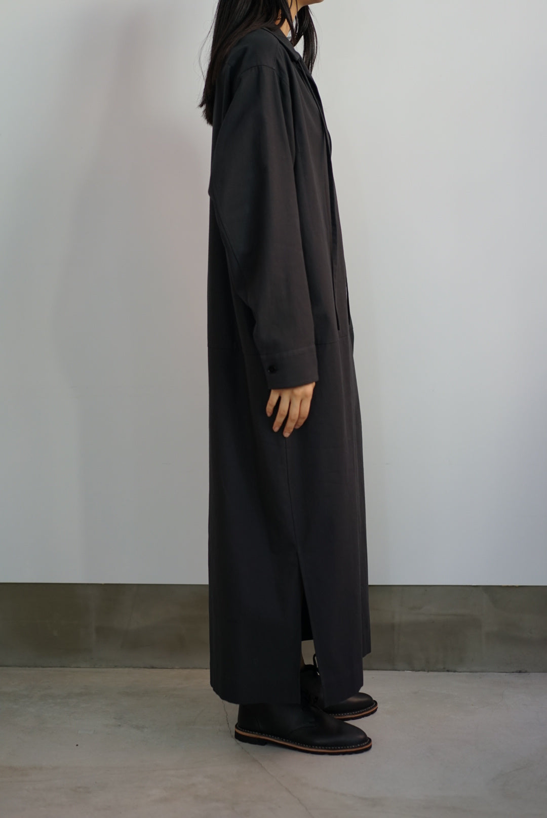 YLÈVE ( イレーヴ )/ COTTON LINEN HIGH TWIST GABARDINE TUNIC OP / ワンピース – style  department_