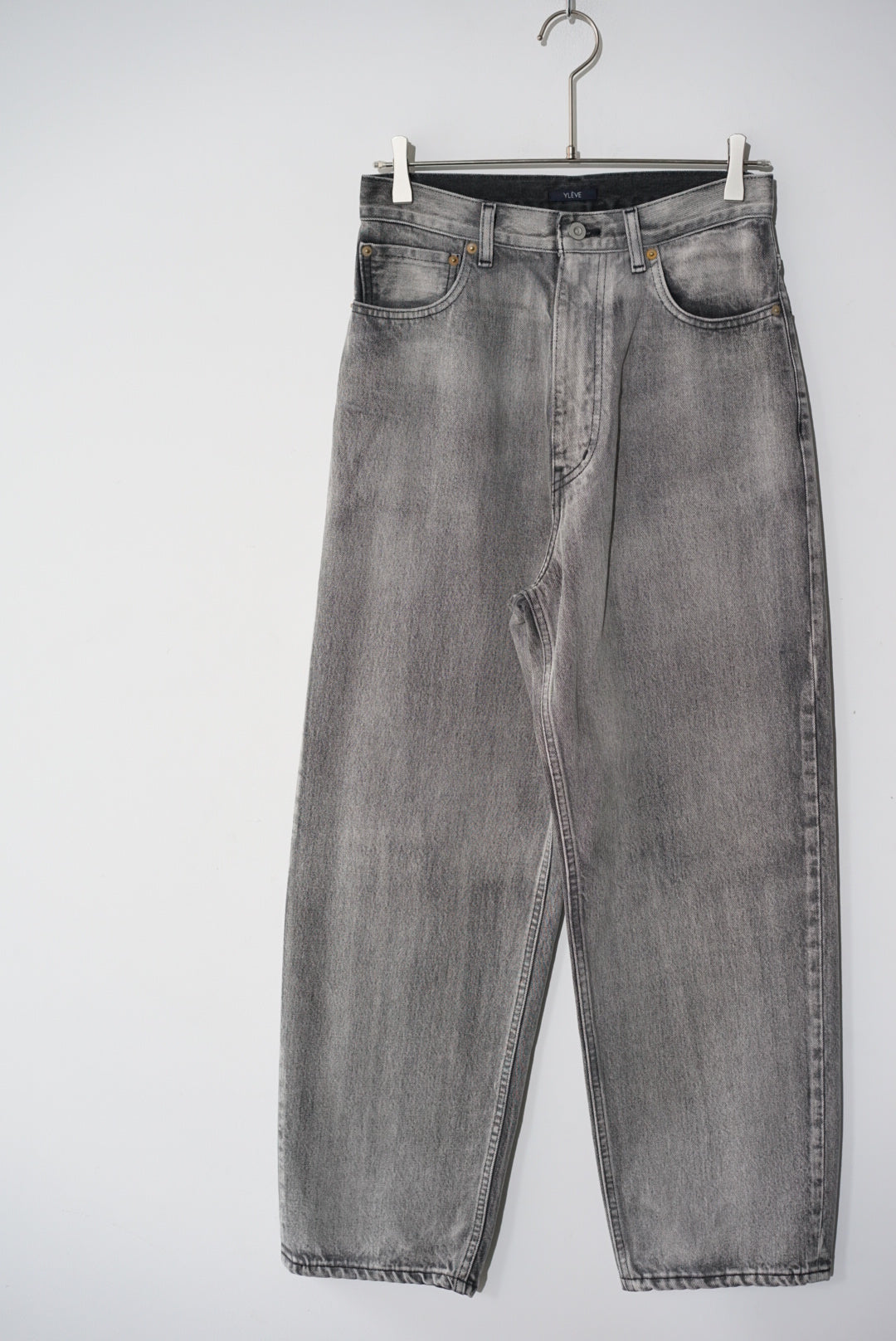 YLEVE イレーヴ】13.5oz DENIM PRESSED 5P FADE ICE INDIGO