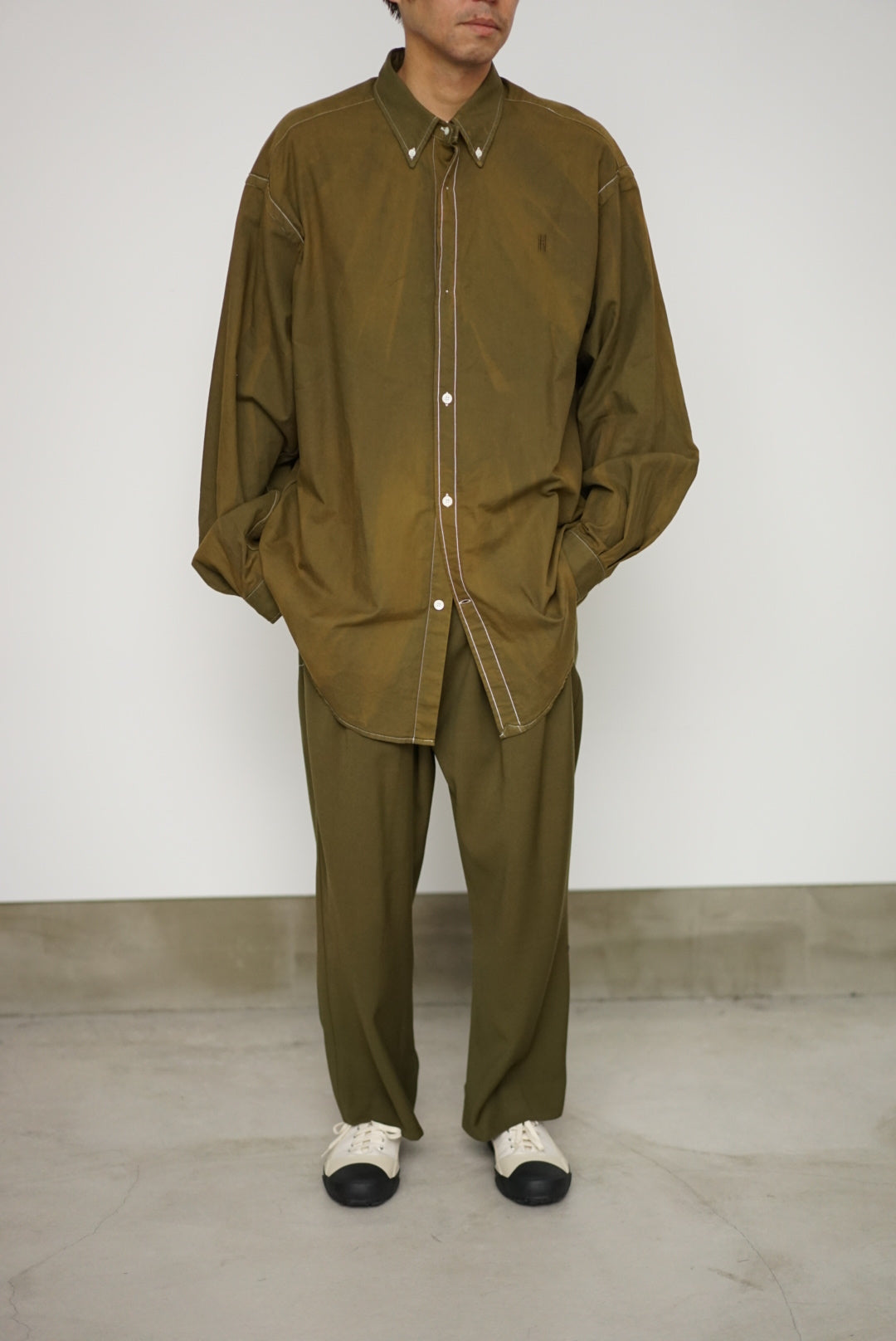 トップス HED MAYNER / PEPLUM BUTTONED SHIRT s-l1200.jpg