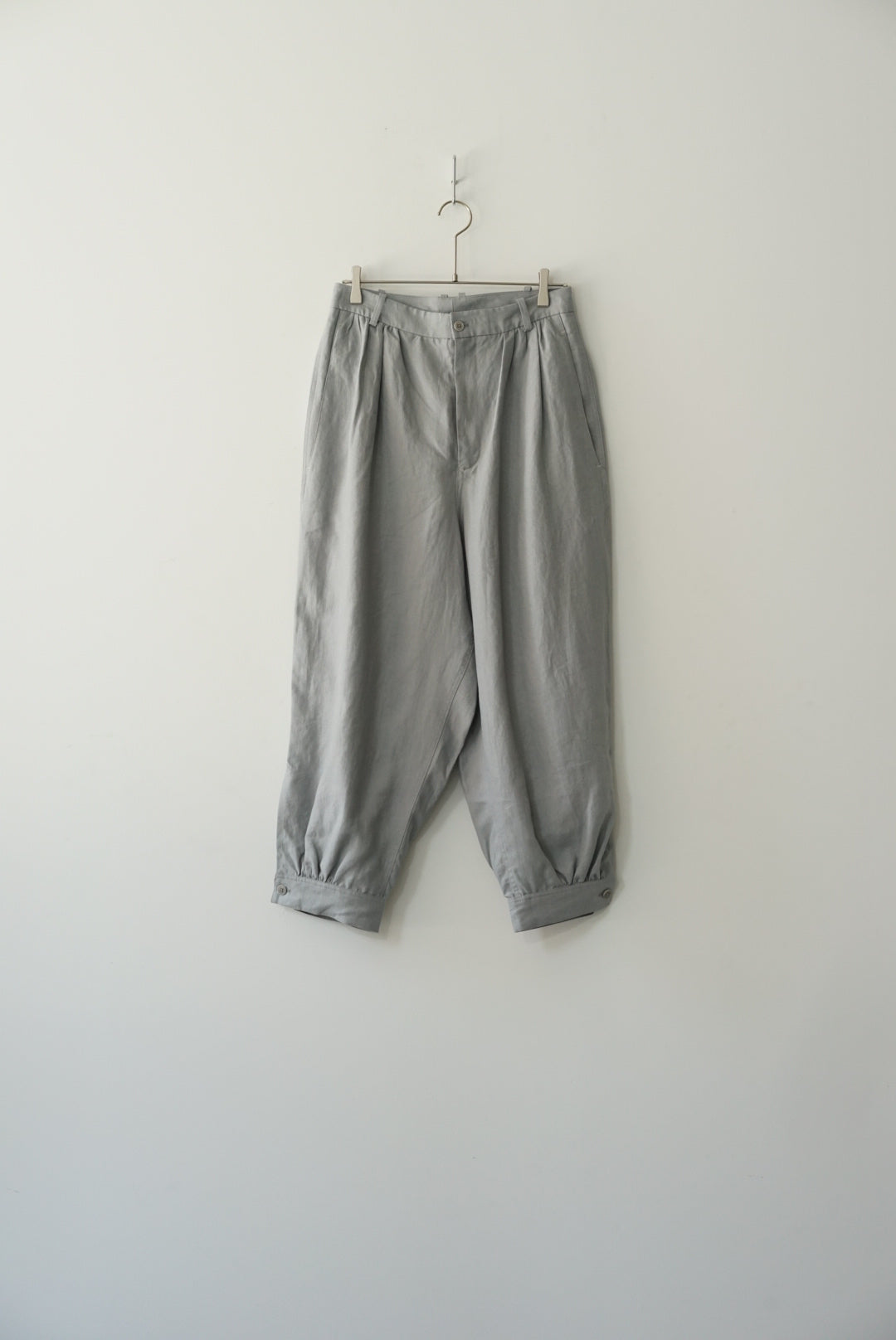 パンツ Hed Mayner PLEATED SHORT TROUSERS HED MAYNER 8 PLEAT PANT / GRAY HERRINGBONE – VISION OF FASHION