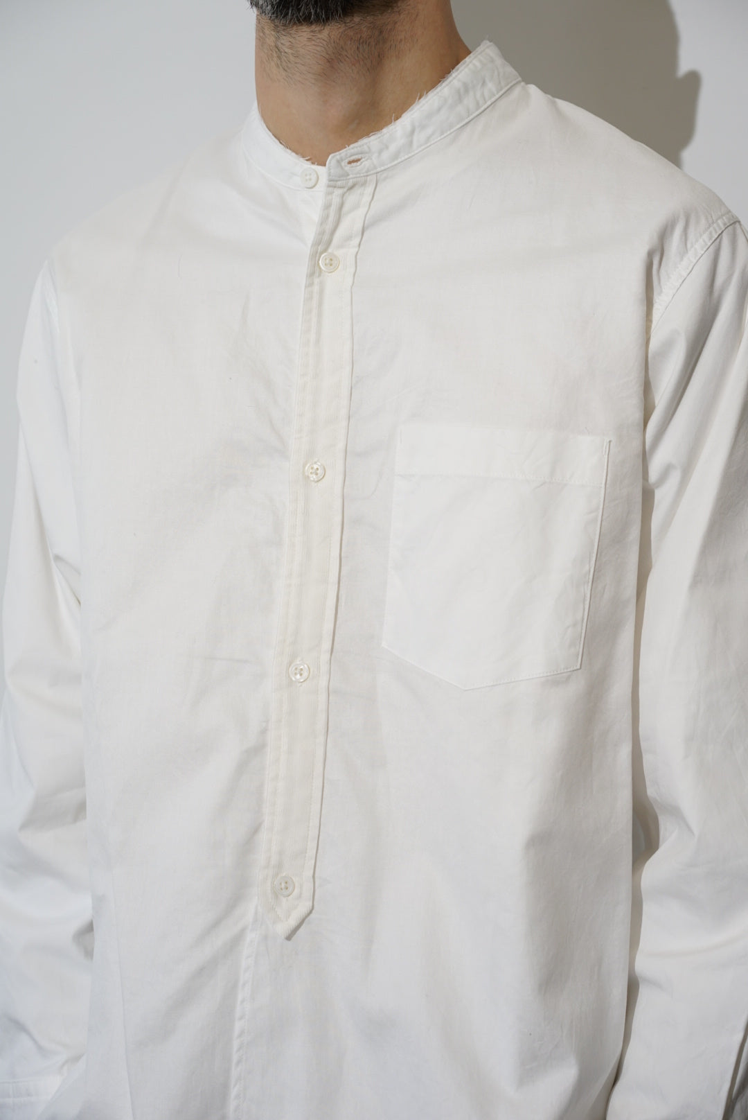 ぱぱんSTILL BY HAND ショートカラー 長袖 シャツ 46 ぱぱんSTILL BY HAND ショートカラー 長袖 シャツ 46 STILL BY