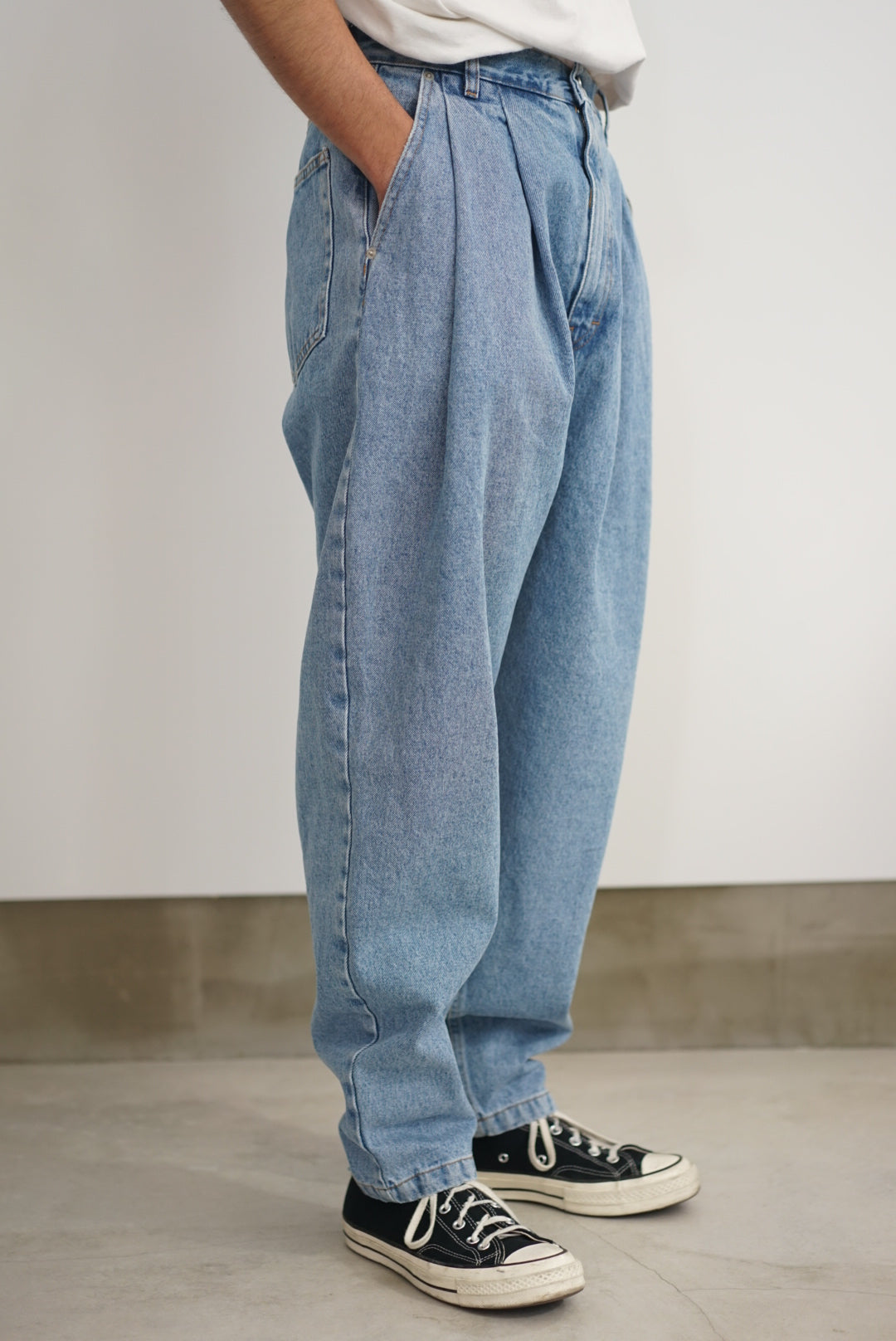 HED MAYNER / PLEATED DENIM(AW22)