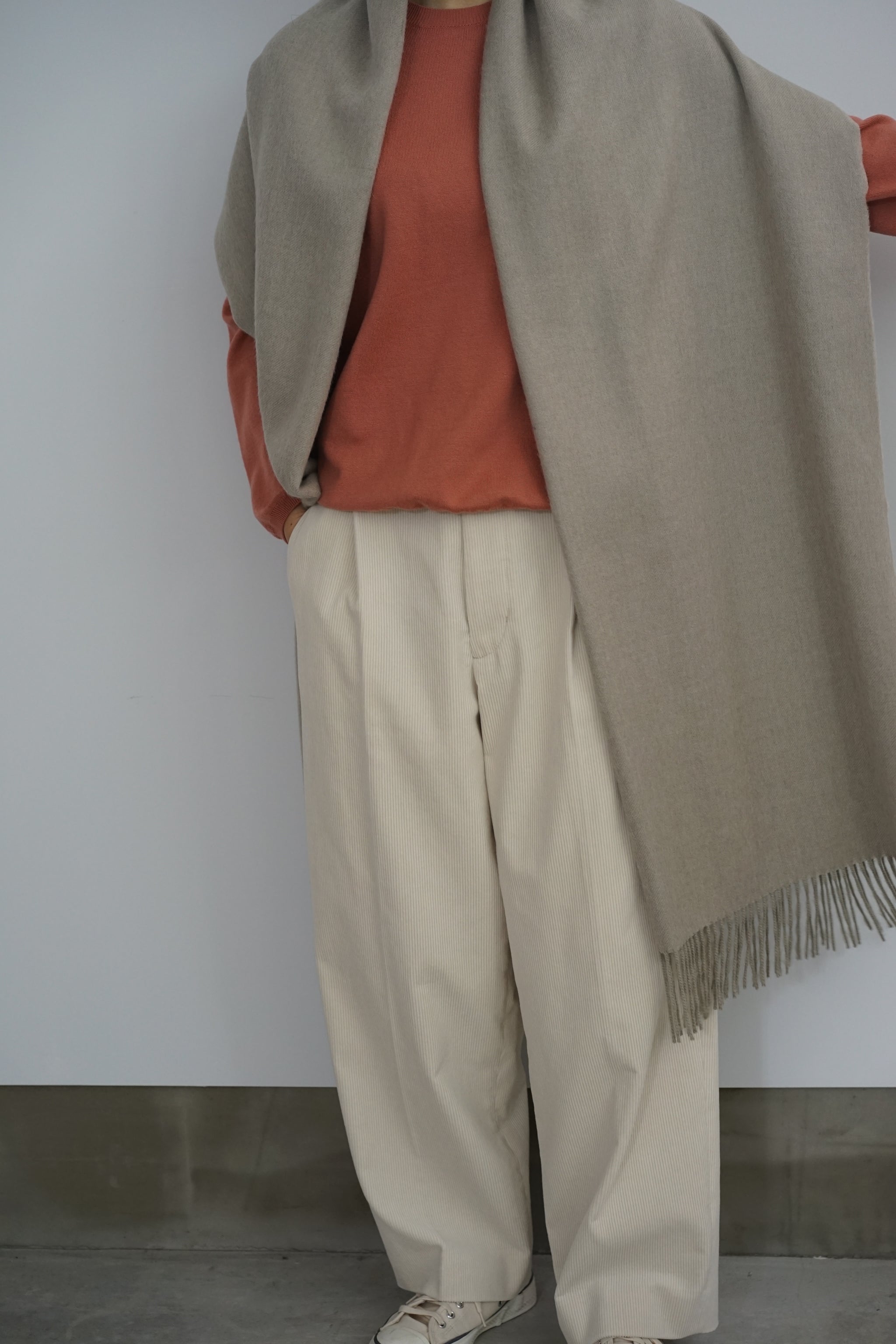 YLÈVE ( イレーヴ )/ THE INOUE BROTHERS DOUBLE FACE BRUSHED STOLE