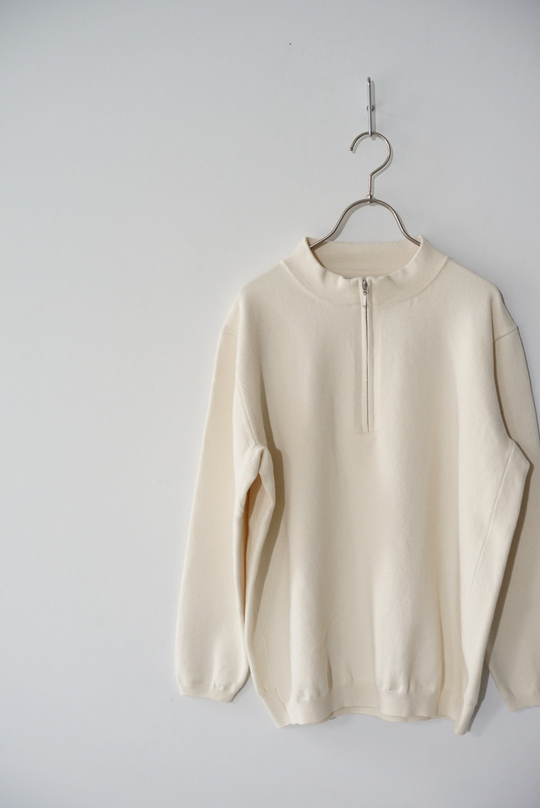 walenode ( ウェルノード )/ Cotton cashmere Jip up sweater