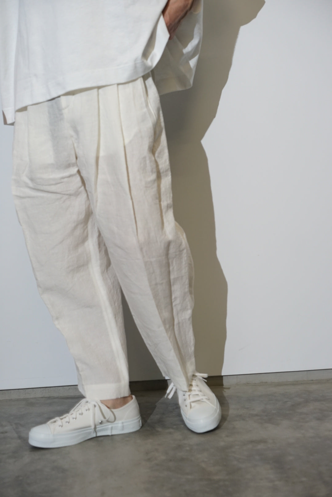 HED MAYNER ヘドメイナー 21SS BELTED PANTS リネン - その他