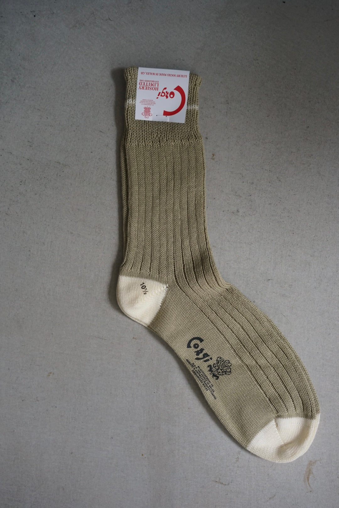 SKIPPITY　HOPP　ロイヤルコーギー Corgi ( コーギー )/ 別注 ソックス SOFT COTTN HEEL&TOE SOCKS(style
