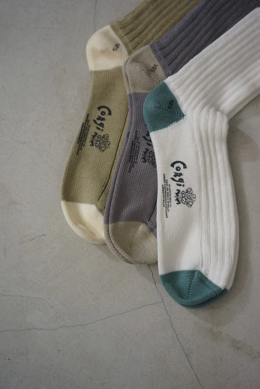 Corgi ( コーギー )/ 別注 ソックス SOFT COTTN HEEL&TOE SOCKS
